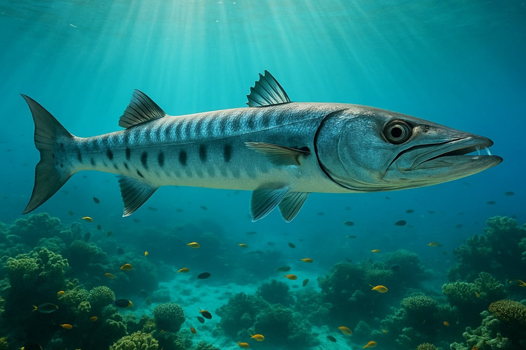 Трофейный вылов барракуды