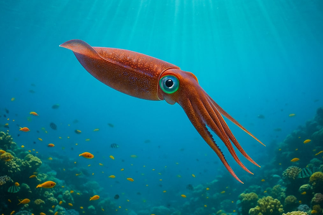 Ночная охота на кальмара